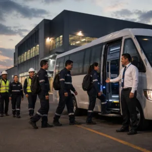La importancia del transporte de personal en empresas con turnos rotativos